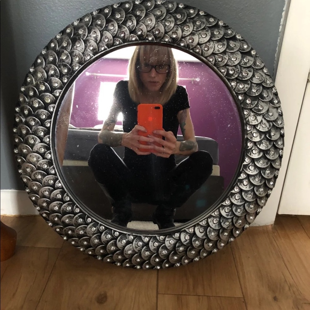 Mermaid scale mirror